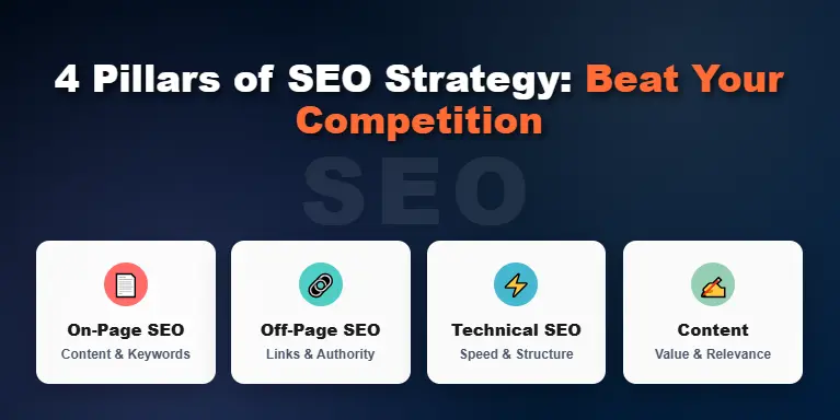 4 pillars of seo strategy ZHBULBUL