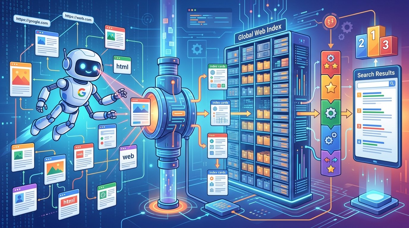 Googlebot crawling indexing and ranking process